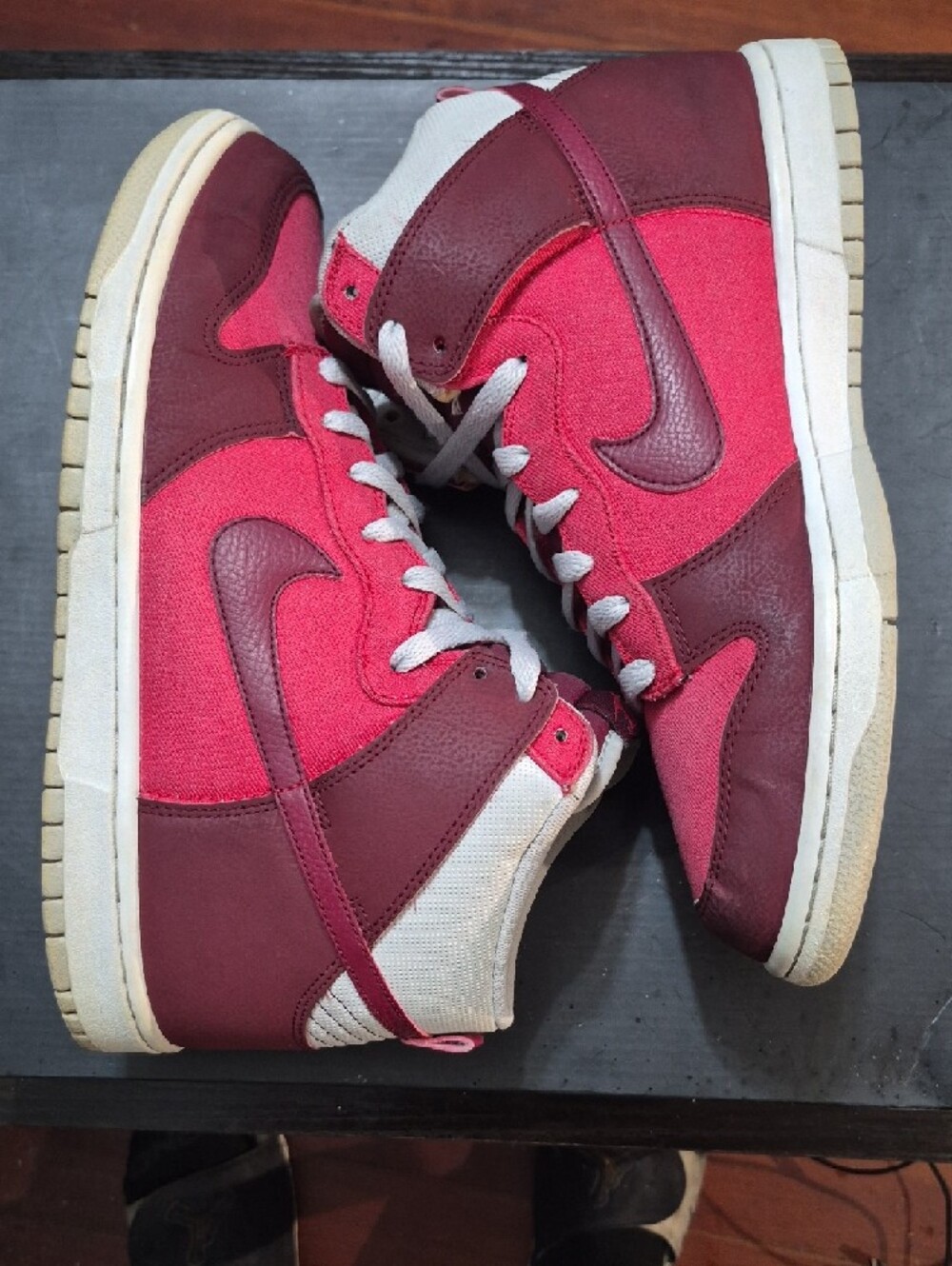Nike Dunk High Rare 'Hyper Red' (2012) M10/W11.5 EUC - Picture 7 of 10